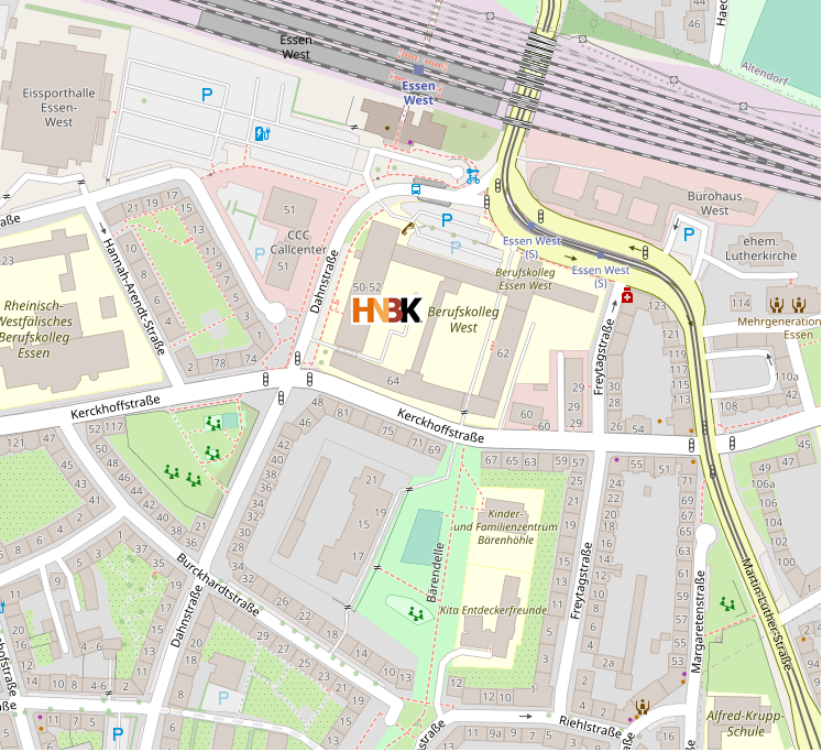 Anfahrtskizze aus Openstreetmap