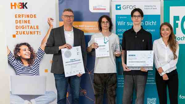 Innovationsaward 2025 Gruppenbild 2. Platz