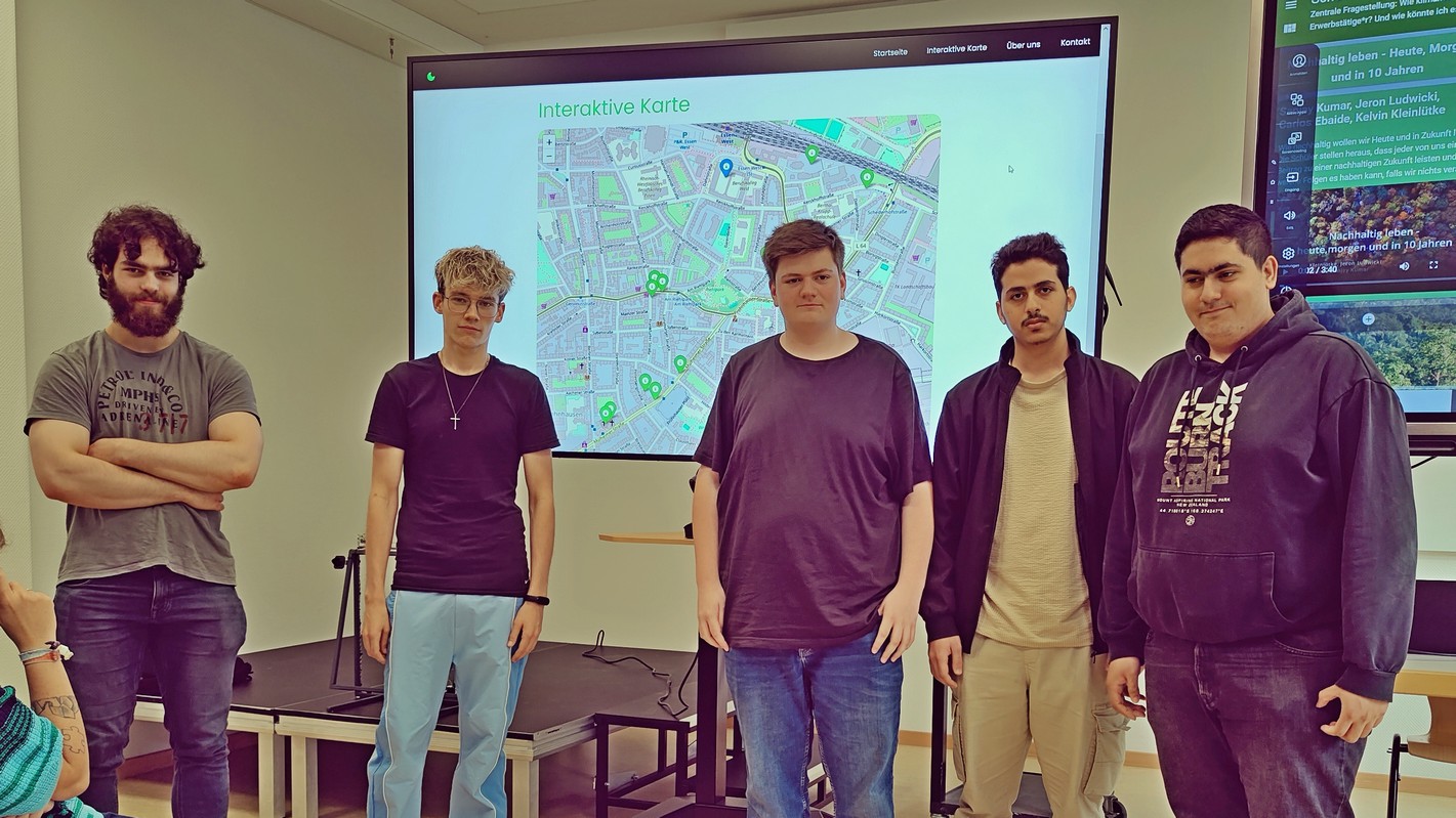 Interaktive Karte zu Initiativen, Geschäften und Restaurants, die sich für Nachhaltigkeit engagieren