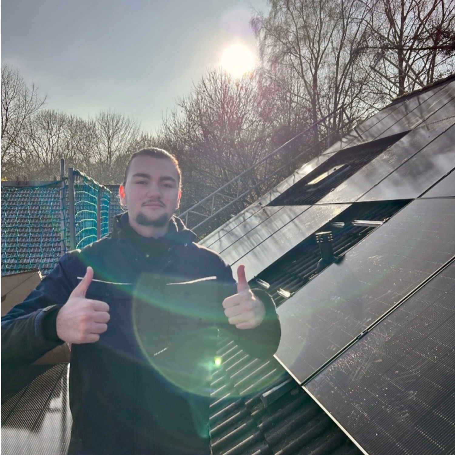 Foto eines Schülers im Praktikum